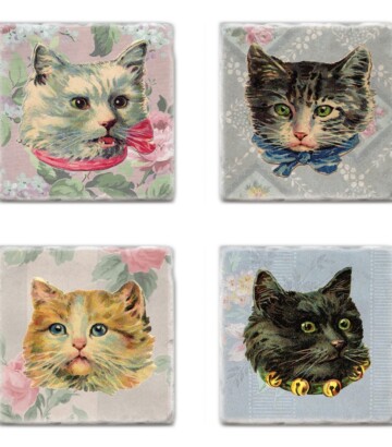 Fancy Cats Coasters