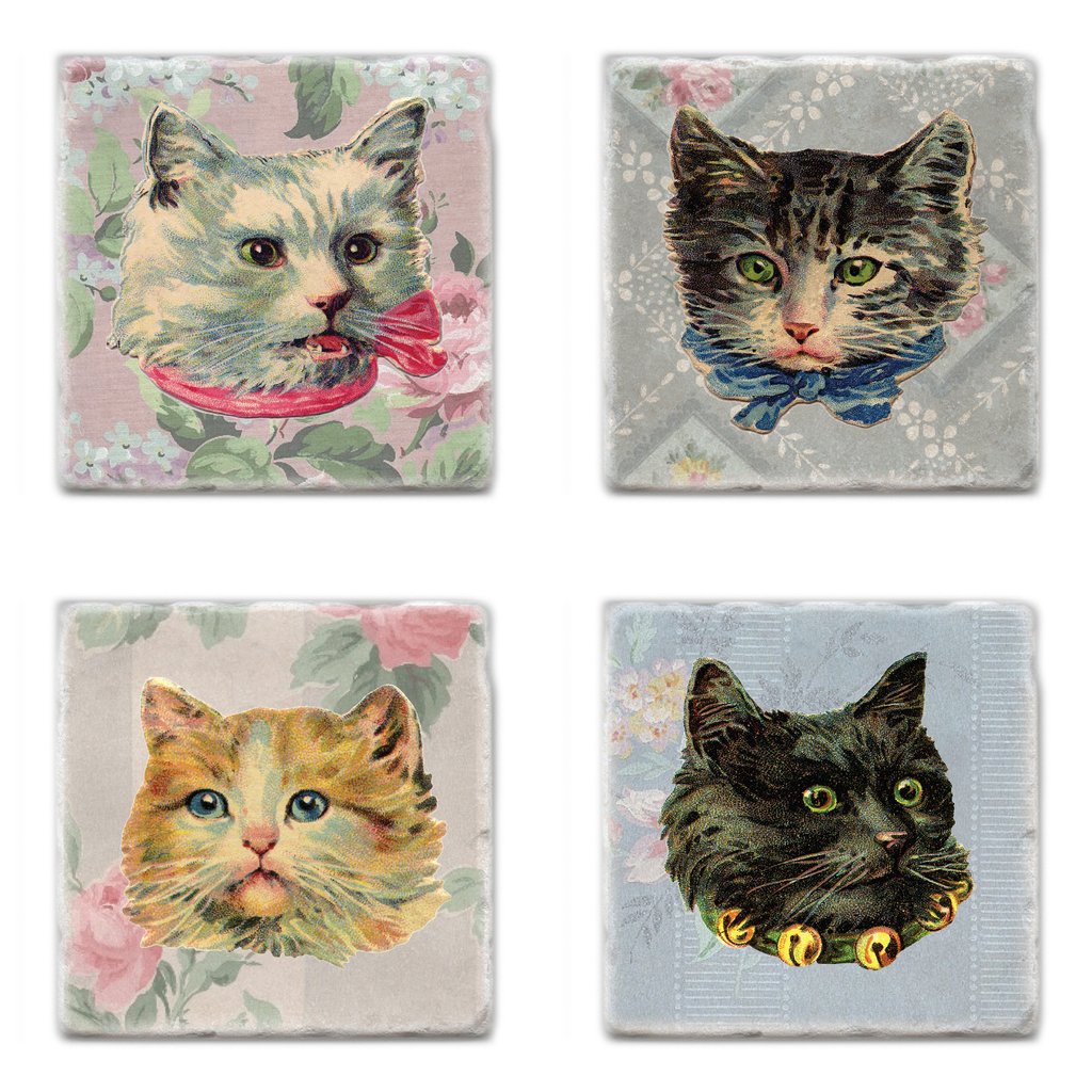 Fancy Cats Coasters