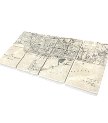 Toronto Map Coasters – 1901