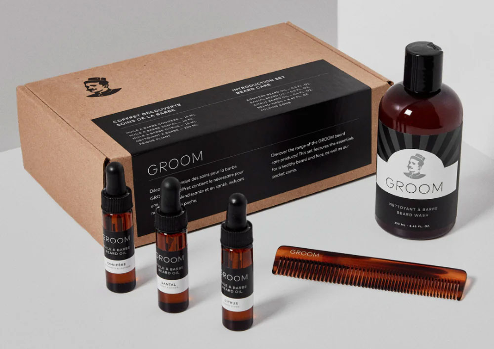 Beard Care Box for men by Groom, a Canadian company