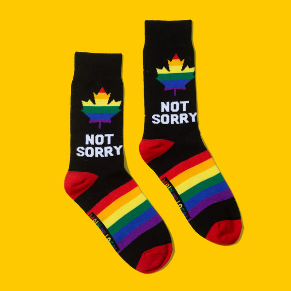 ‘Not sorry’ Socks