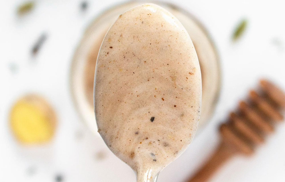 Creamy chai honey from a Canadian company
