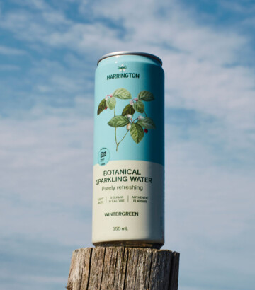 Wintergreen sparkling water
