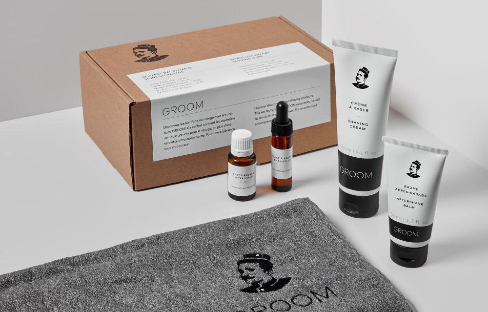 Shaving care set for men