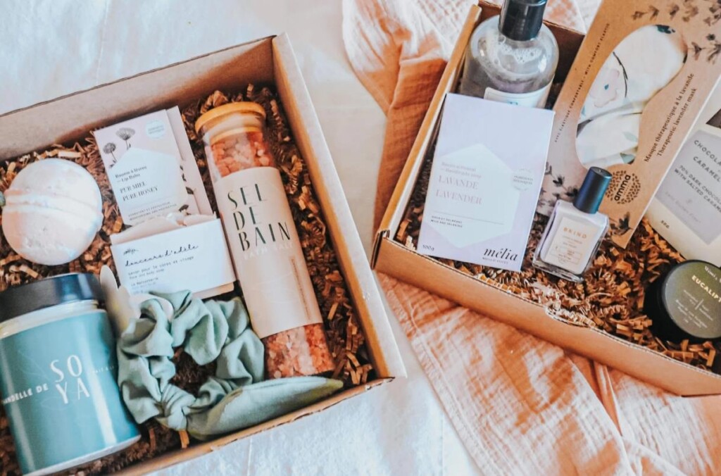 Surprise gift box with Canadian products
